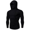 Men's long sleeve hoodie - with face cover