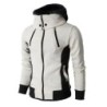Fashionable men's hoodie - with turtleneck - long sleeves / pockets / zippersHoodies & Sweatshirt
