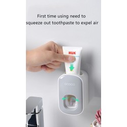 Automatic toothpaste dispenser - wall mounted