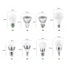 E14 - E27 - GU10 / 5W - 7W - AC110V - 220V - dimmable LED RGB bulb with IR 16 colors remote controller