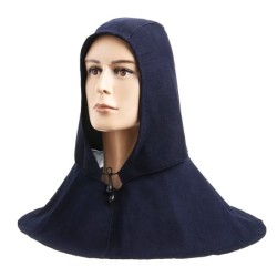 Head / neck protective safety hood - for welders - denim - flame retardantHelmets