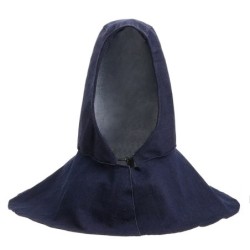 Head / neck protective safety hood - for welders - denim - flame retardantHelmets
