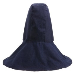 Head / neck protective safety hood - for welders - denim - flame retardantHelmets