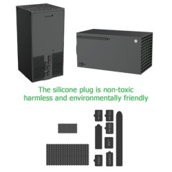 Dustproof nets / silicone plugs - mesh filter / jack cover - protective kit - for Xbox Series X/S ConsoleXbox