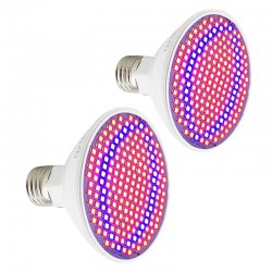 E27 LED lamp - 200 LED - grow lamp - hydroponics - 2 pieces