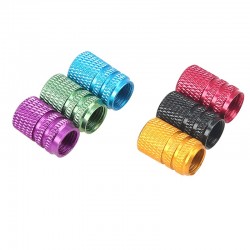 Universal aluminum car tyre air valve caps - 4 pieces