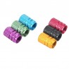Universal aluminum car tyre air valve caps - 4 pieces