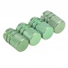 Universal aluminum car tyre air valve caps - 4 pieces