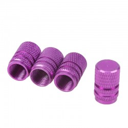 Universal aluminum car tyre air valve caps - 4 pieces
