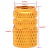 Universal aluminum car tyre air valve caps - 4 pieces