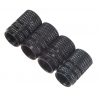 Universal aluminum car tyre air valve caps - 4 pieces