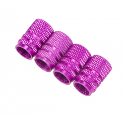 Universal aluminum car tyre air valve caps - 4 pieces