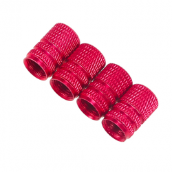 Universal aluminum car tyre air valve caps - 4 pieces