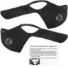Face / mouth protection mask - antibacterial - with activated carbon filters PM 2.5