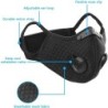 Face / mouth protection mask - antibacterial - with activated carbon filters PM 2.5
