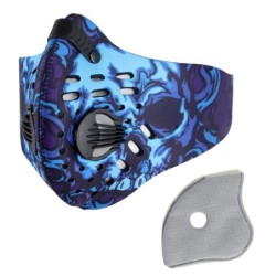 Antibacterial face mask - sports / cycling / windproof / dustproof - with activated carbon filter