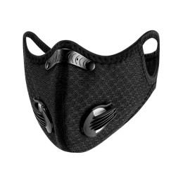 Face / mouth protection mask - antibacterial - with activated carbon filters PM 2.5