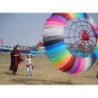 Colorful rainbow with spider - large kite - 2.5m