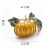 Abóbora de Halloween - broche de esmalte