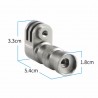 GoPro - action camera - bicycle wheel mount - wheel hub - bracket holder - steel