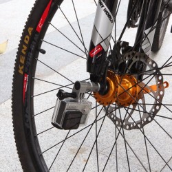 GoPro - action camera - bicycle wheel mount - wheel hub - bracket holder - steel