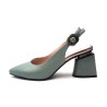 Elegant sandals - slingback pumps - genuine leatherHigh heels