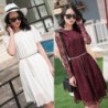 Fashionable metal belt - long thin chain - with colorful beads - adjustable