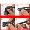Car keys keychain - anti lost - split rings - with replaceable letters