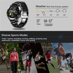Luxurious Smart Watch - heart rate monitor - blood pressure - waterproof - iOS AndroidSmart-Wear