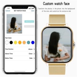 LIGE - Smart Watch - full touch screen - heart rate / sleep monitor - IP67 waterproof