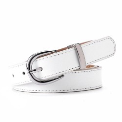 Luxurious leather belt - with alloy buckleBelts