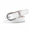 Luxurious leather belt - with alloy buckleBelts
