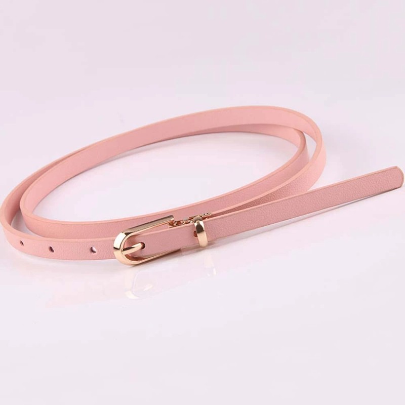 Elegant thin leather belt - adjustableBelts