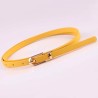 Elegant thin leather belt - adjustableBelts