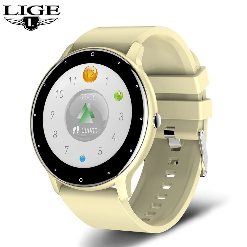 Smart Watch - full touch screen - fitness tracker - blood pressure - waterproof - Bluetooth - Android IOSSmart-Wear