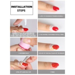 Protective latex tape - peel-off gel - nail cuticle guard - antifreeze - 12ml
