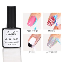 Protective latex tape - peel-off gel - nail cuticle guard - antifreeze - 12ml