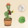 Electronic cactus - talking / singing / dancing / wiggling - funny plush toy - 31cm