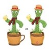 Electronic cactus - talking / singing / dancing / wiggling - funny plush toy - 31cm