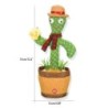 Electronic cactus - talking / singing / dancing / wiggling - funny plush toy - 31cm