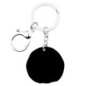 Metal keychain - with acrylic tangerine