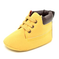 Infant / baby first shoes - for boys / girls - soft leather - anti-slip