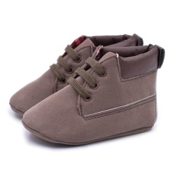 Infant / baby first shoes - for boys / girls - soft leather - anti-slip