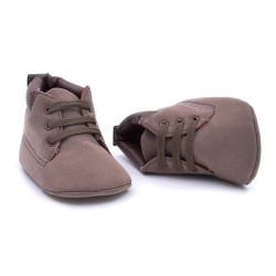 Infant / baby first shoes - for boys / girls - soft leather - anti-slip