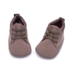 Infant / baby first shoes - for boys / girls - soft leather - anti-slip