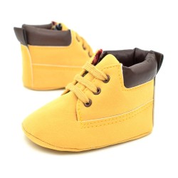 Infant / baby first shoes - for boys / girls - soft leather - anti-slip