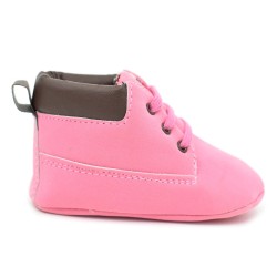 Infant / baby first shoes - for boys / girls - soft leather - anti-slip