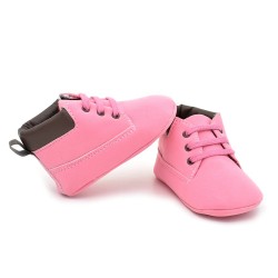 Infant / baby first shoes - for boys / girls - soft leather - anti-slip