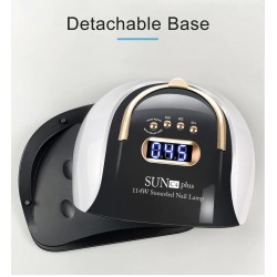 Professional nail lamp - dryer - with 4 timer setting / handle - UV - 57 LED - 114W