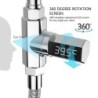Water temperature meter - thermometer - LED LCD display - 360 degrees rotation - for shower / bathBathroom & Toilet